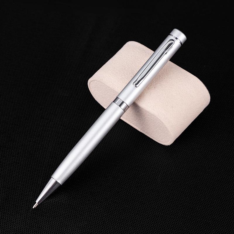 Anpassningsbar metallkulspetspenna: Snygg design för affärer, skrivande och reklam med anpassningsbara logotyper