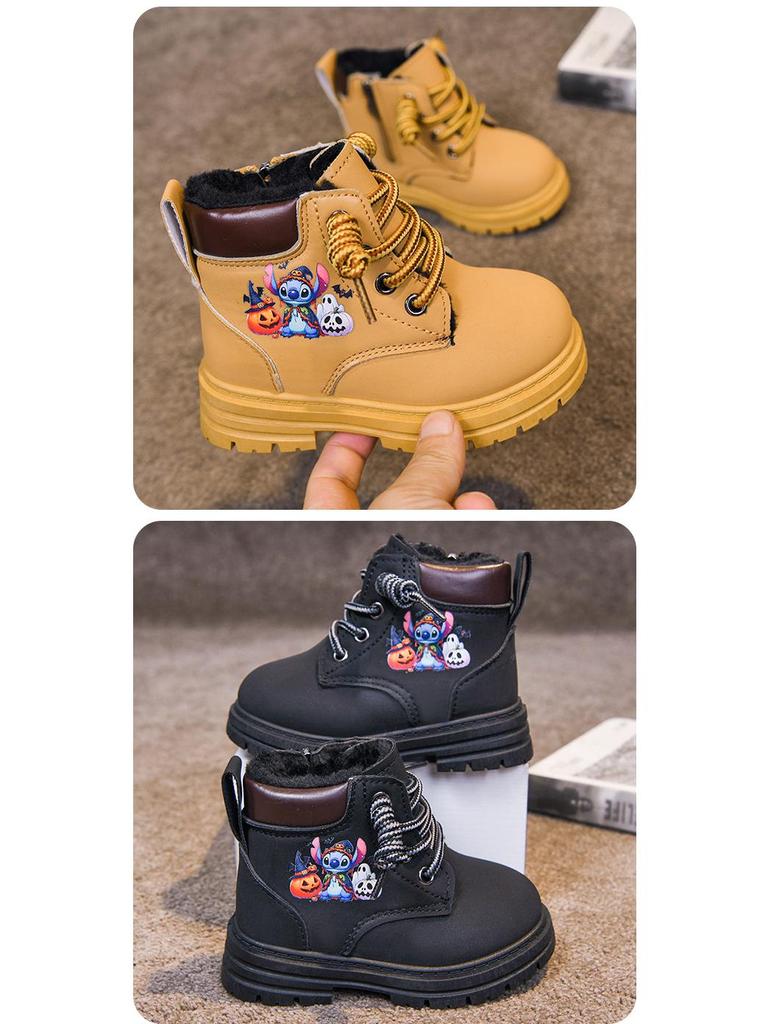 Dr. Martens Toddler Boots: Unisex Warm Yellow Cotton Short Boots for Boys & Girls (Autumn/Winter 2025)