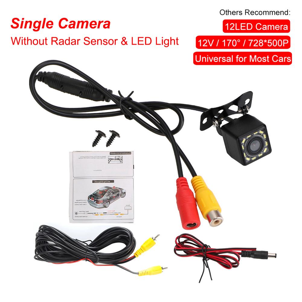 

12V автомобільний PDC 3 в 1 камера заднього виду паркувальний датчик радар набір номерних знаків підсвічування дистанційного керування парктроніком універсальна система 12 V