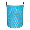 Custom Doraemoned Japanese Anime Cute Cartoon Robot Cat Laundry Basket Collapsible Large Clothing Storage Bin Baby Hamper
