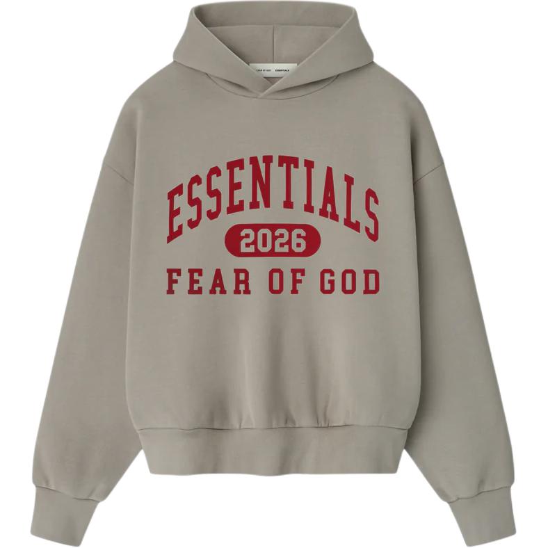 

Fear of God Essentials Classic Hoodie Smoke Grey Men Tops 192HO256862F S
