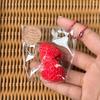 Simulated Fruit Squeeze Toy with Ball Chain Bag Slow Rising Orange Pineapple Banana Blue Berry Pinch Sensory Toy Anxiety Relief Fidget Toy