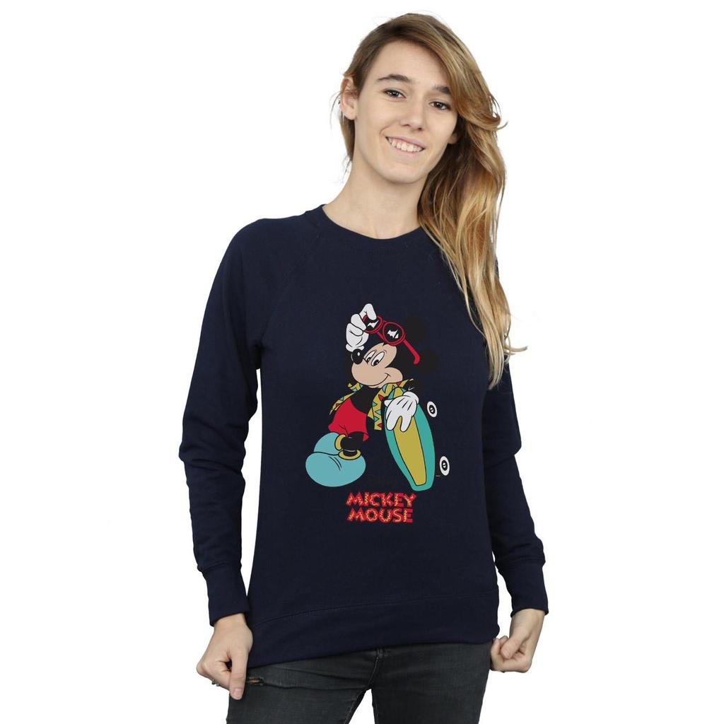 Disney Womens/Ladies Mickey Mouse Skate Dude Sweatshirt