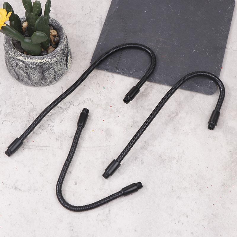 1Pc Led Gooseneck Metal Hose Dia 6Mm Bendable Diy Black Shaping Universal Soft Tube For Table Lamp Spotlight Floor Lamp