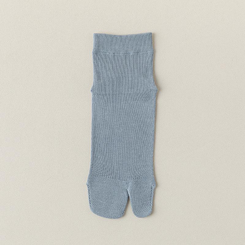 Pánské bavlněné ponožky bez švů s oddělenými prsty - Jaro/Léto, Tenké, Odolné proti zápachu, Absorbující pot, Design s oddělenými prsty.