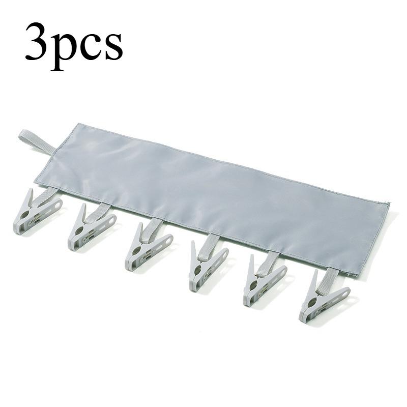 Multifunctional Folding Clothespin Hanger Fabric Clip Drying Hanger Sock Clip Underwear Clip Travel Portable Fabric Hanger 11390₽