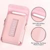 Rieibi mini Link3 Case, Compatible with FUJIFILM Instax Mini Link3, Shoulder Strap PU Leather Pink 13.5*9.7*4CM
