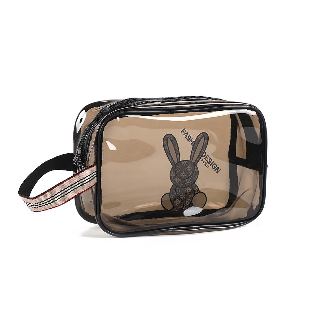 Thickened Waterproof PVC Toiletry & Makeup Travel Organizer Bag with Large Capacity