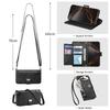 Leather Case with Card Holder for IPhone 18 17 15 16 13 14 12 11 Pro Max 17E 16E Casing Full Protection Girl Wallet Phone Covers