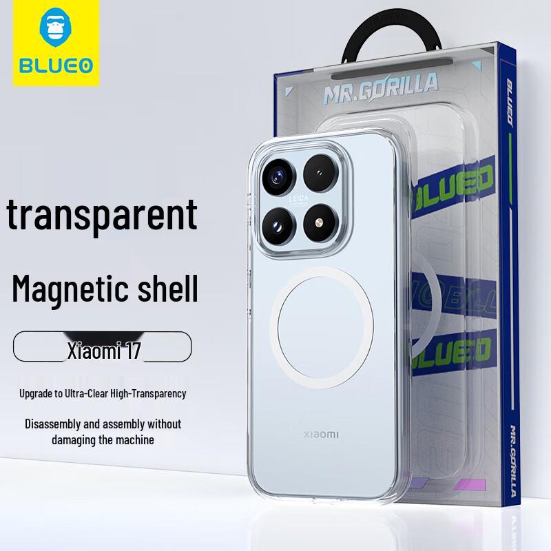 

Mr. Blue Gorilla Transparent Magnetic Phone Case