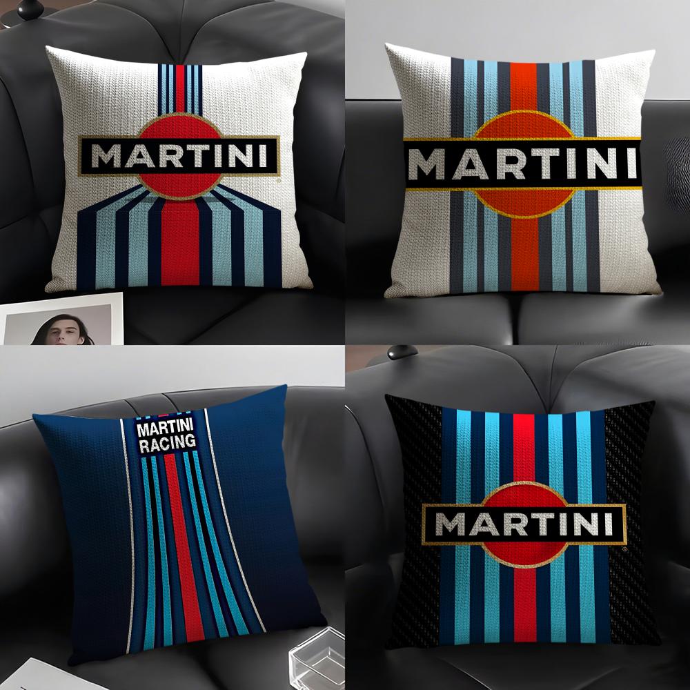 MMartini Brand Cushion Cover Natural Linen Organic Fabric DoubleSided Printing Sofa Home Decor Gift Pillow Case
