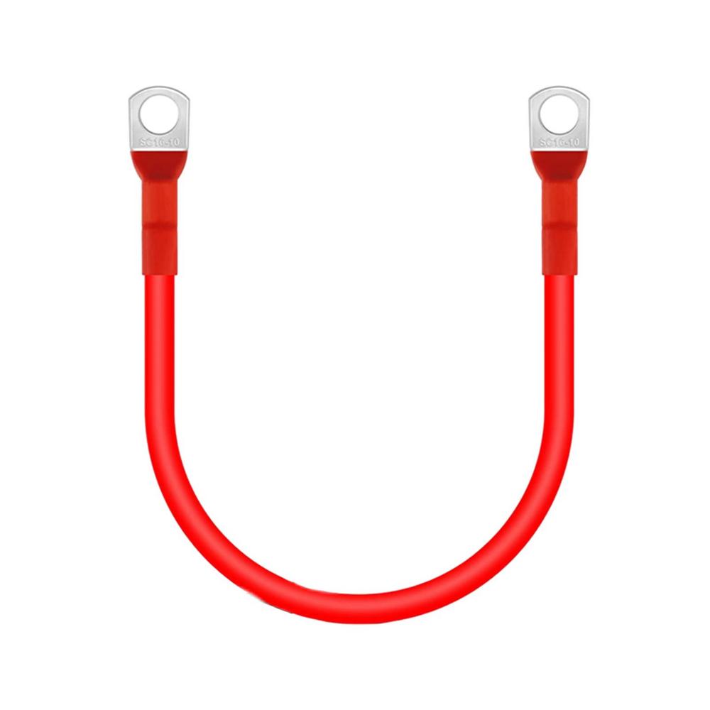1pcs Battery Cables 5AWG Battery Connection Cable Copper Wire with Terminals for UPS Inverter Battery Series Parallel Connector