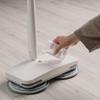 Plus Minus Zero Cordless Electric Mop H020 with Water LED Cordless Rotating Wet 4 Adjustable for Hardwood Includes 2 Mop Pads ±0 [Gekiochikun] (White)