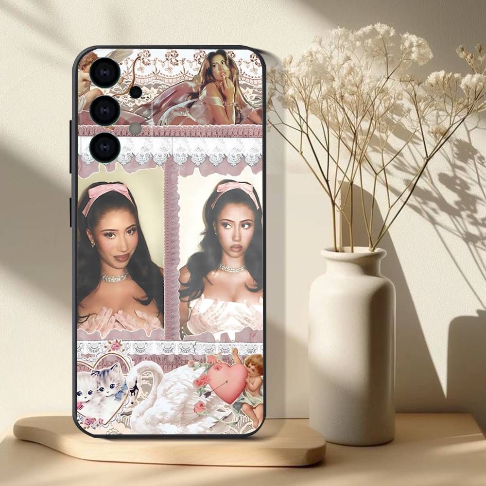 Kali U-Uchis Sincerely Phone Case For Samsung S 25,24,23,22,30,21,10,9,Ultra,Plus,Lite,FE,4,5G Black Soft Case