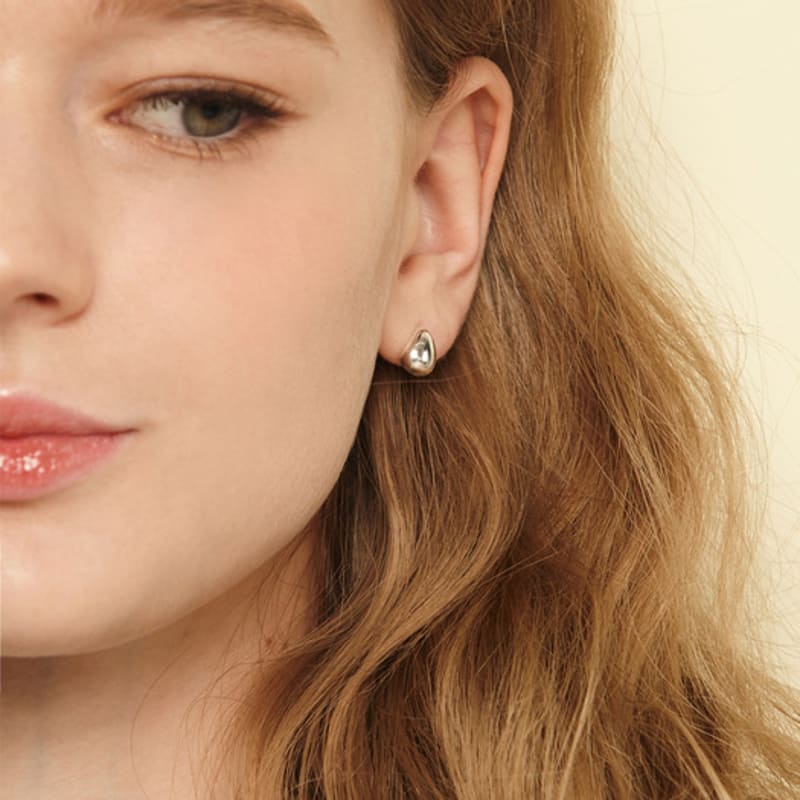 Murmeln [925silber] Tropfen Ohrstecker