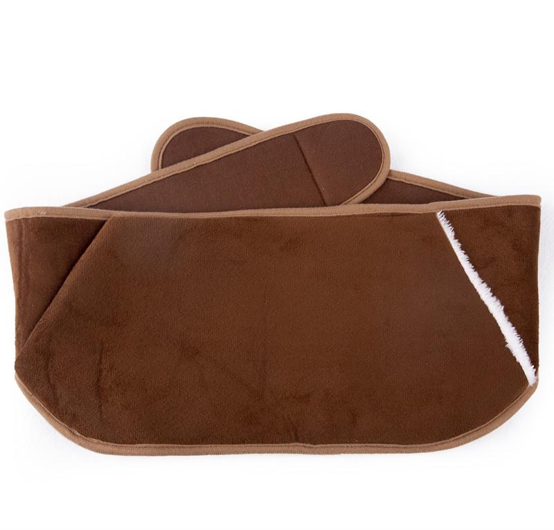 Removable Cute Cartoon Hot Water Bottle Cover with Double Hand Inserts and Charging Plush Waistband, Washable and Sold Separately for Women.