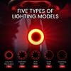 Bike Tail Light Smart Sensing MTB Road Bike Rear Light Night Riding Light Waterproof USB C Charging Taillight Cycling Accessory