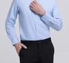 [10% Mulberry Silk] Langdeng Summer New Men's Shirt Anti Wrinkle Plaid Formal Business Long Sleeve Shirt