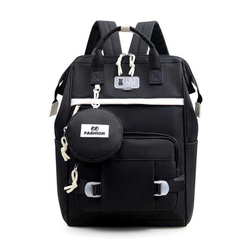 Schoolbag Japanese ins style schoolbag female junior high school student high value girl backpack simple travel Korean version portable backpack