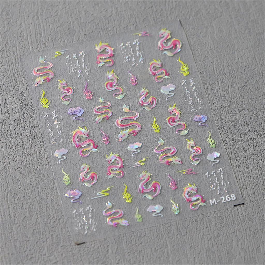 1pcs 5D Fashion Cartoon Mini Bow Nail Art Stickers Red Black White Ribbon Nail Decorations Decals DIY Nail Accessories