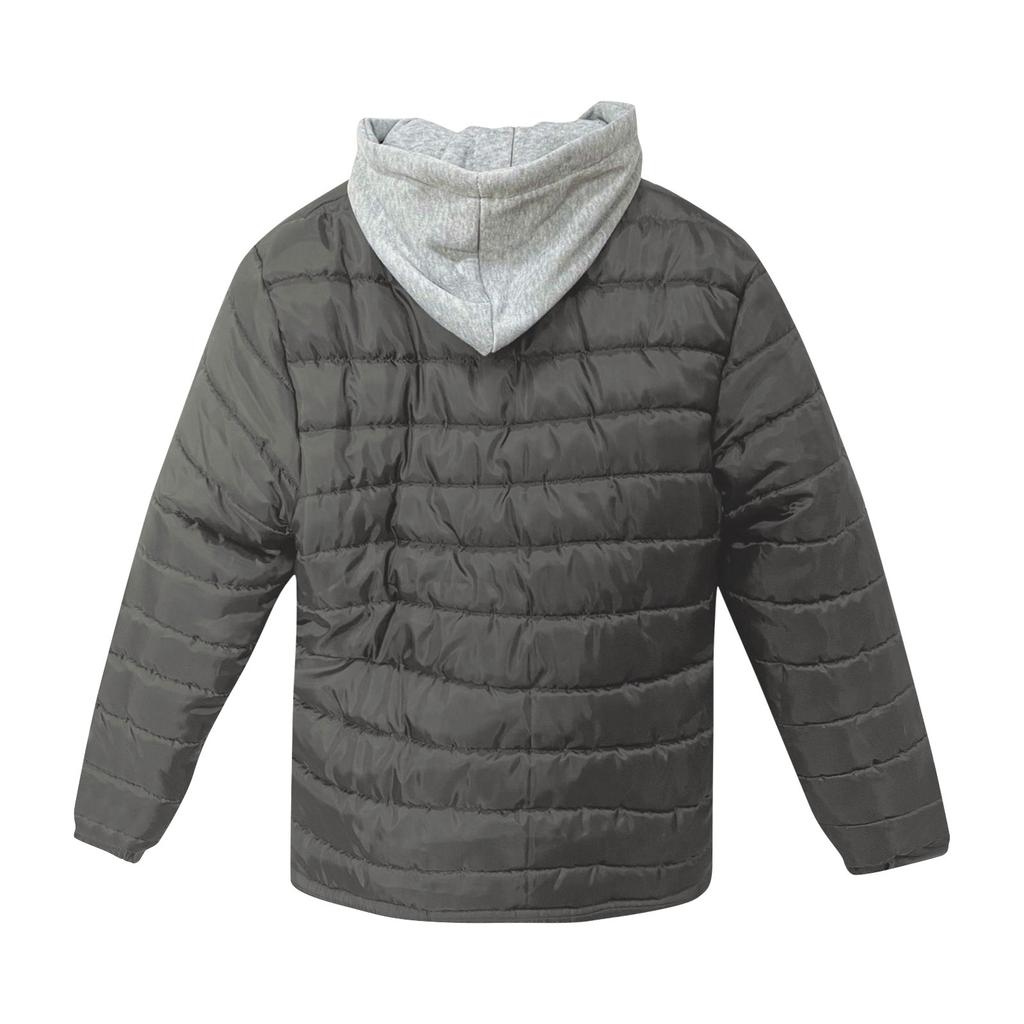 Ny Casual Cotton Jacket Herr Kort varm Huva Cotton Jacket