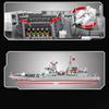 054B Frigate Building Blocks, Military Collection Assembled Model Ornaments, Aircraft Carrier Figures, Boy Toys Gifts