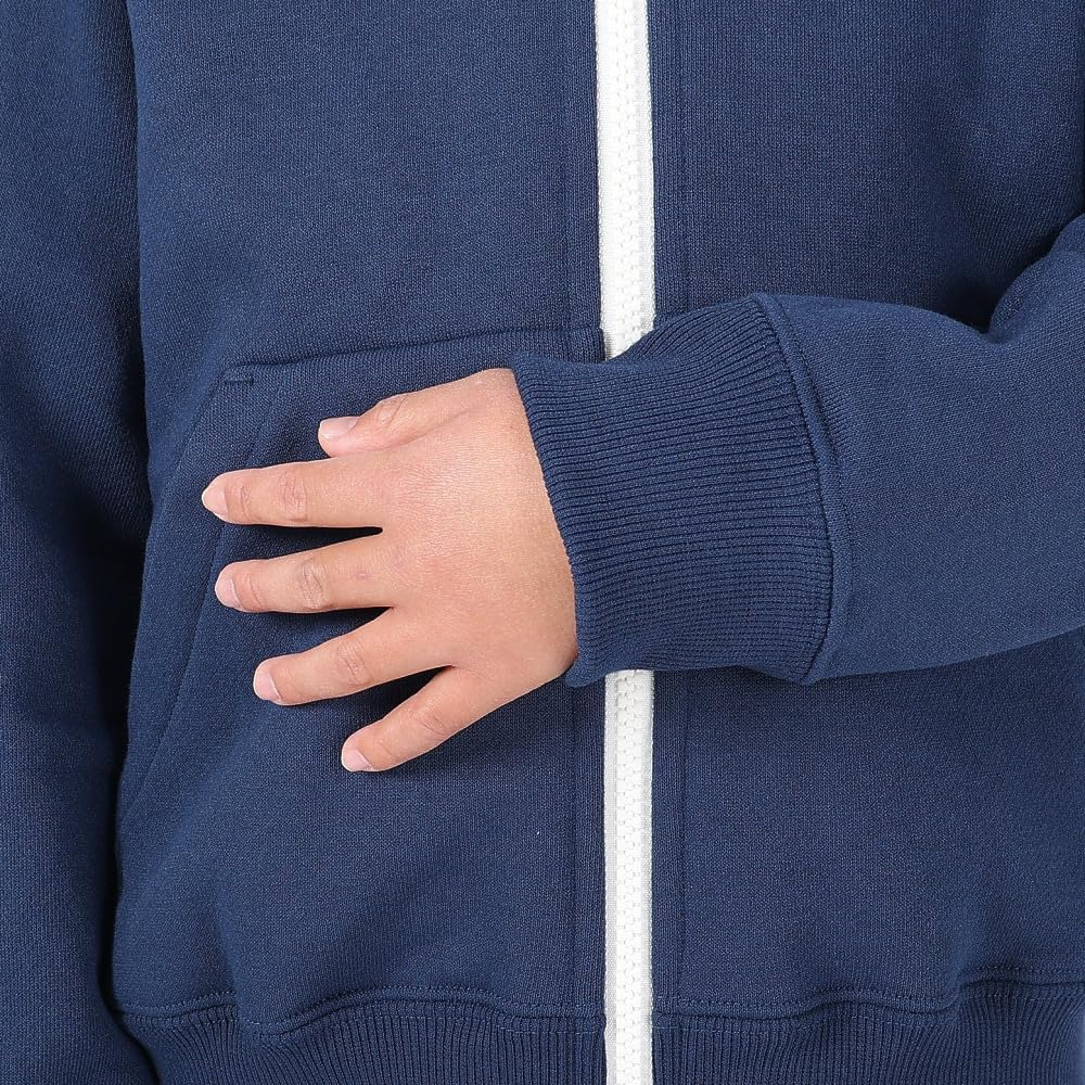 Helly Hansen K Logo Full-Zip Sweat Hoodie, Kids, Ocean Navy, Size 100