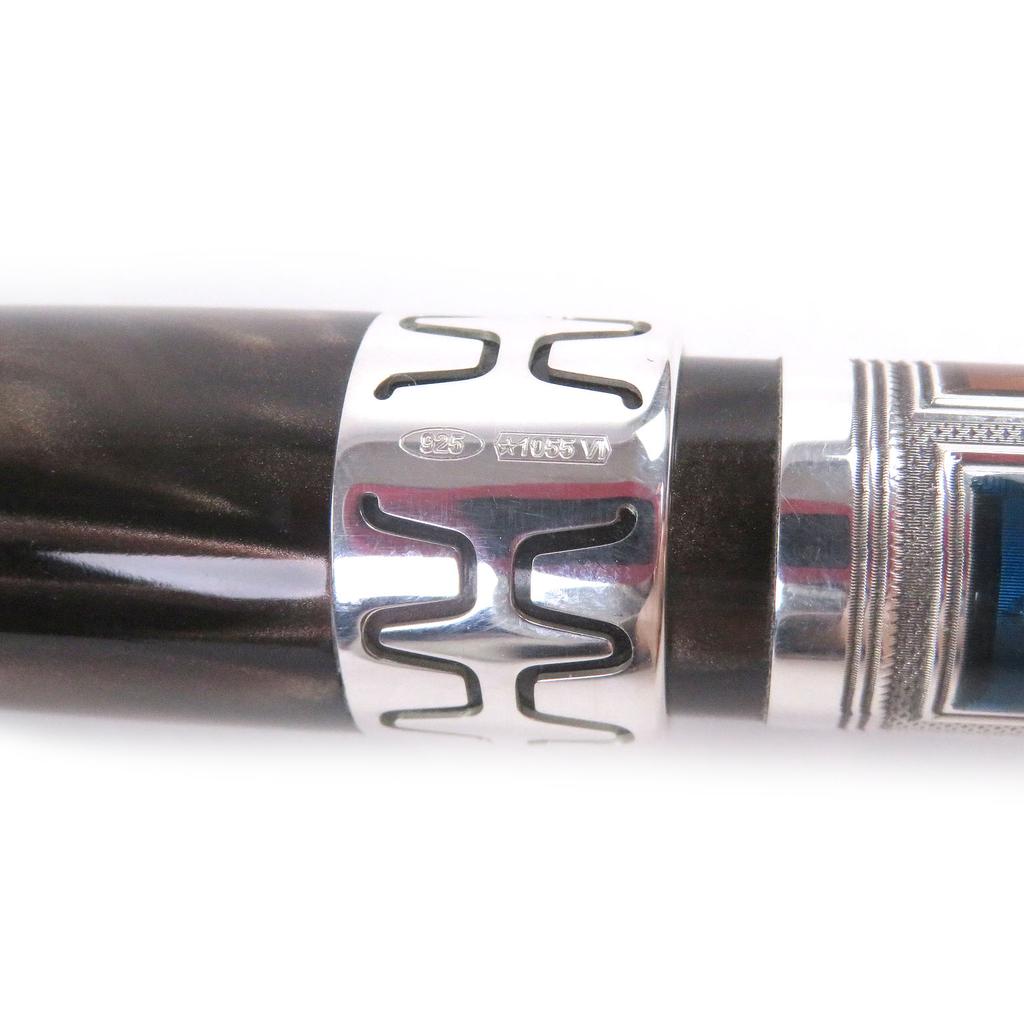 Ausgezeichneter Montegrappa Füllfederhalter L.E.. 2000 Menschliche Zivilisation Verwendet
