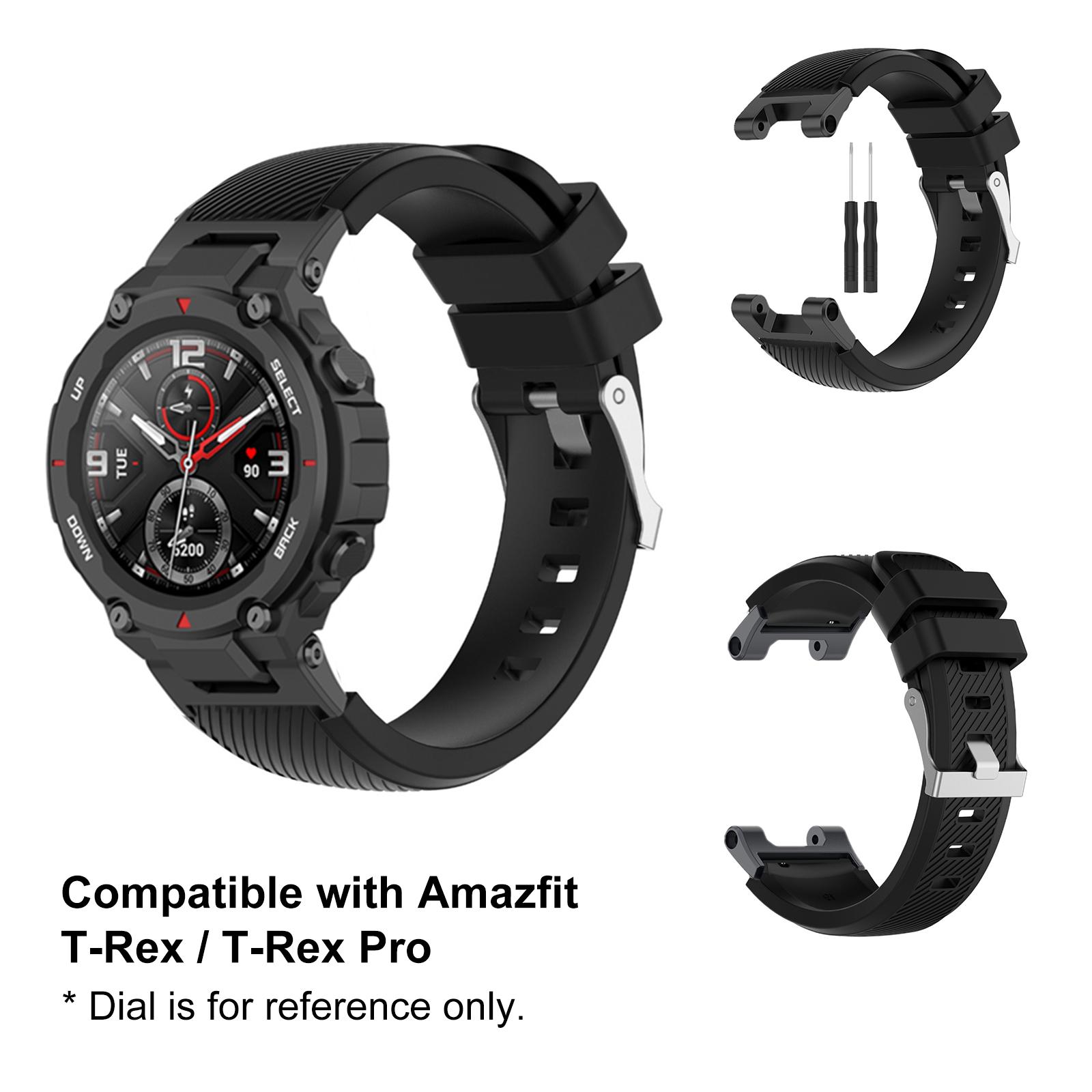 Silicone Watch Band Compatible with Huami       Pro Watch Strap Replacement Band Wrist Bands