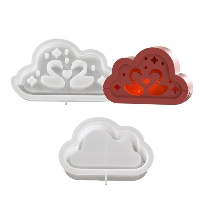 DIY Cloud Silhouettes Lamp Silicone Mold Set Romance Cloud Lamps  Mouldfor Creative Homes Decoration and Gift Making