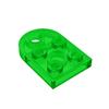 50PCS 3176 Plate Modified 2 x 3 with Hole Bricks Toys For Technical MOC Buildings Blocks Compatible High-Tech Gift