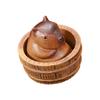 Clay Capybara Mini Tea Pet Figurine Lovely Accessories DIY Crafts for Tea Room Home Fairy Garden Yoga Room Shelf Bedroom