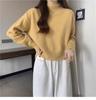 Women's Petite French Knit Sweater, Soft, Thick, Half-High Neck Pullover for Autumn/Winter