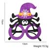 Spider Cobweb Skull Head Ghost Party Ghost Pumpkin Halloween Decoration Glasses Halloween Dress Up