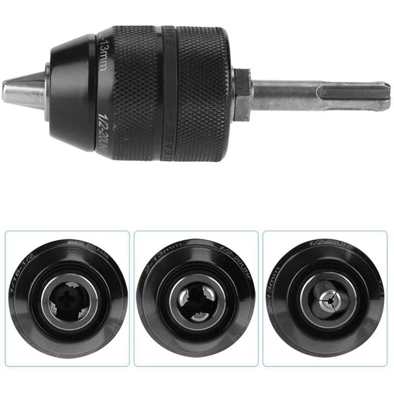 SDS-Metallbohrfutter 2-13 mm selbstspannendes elektrisches Hammergriff-Umrüstfutter Dreibacken