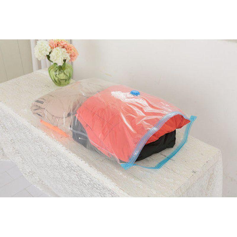 Vacuum Compression Bag for down Jackets and Cotton Clothes, Transparent Clothing Vacuum Travel Storage, Small Vacuum Storage Bag
