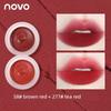 Novo Canned Mousse Lip Mud Matte Finish Velvet Plain Makeup Light Gray Pink Nude Color Series Lipstick Female Lip Lacquer Color
