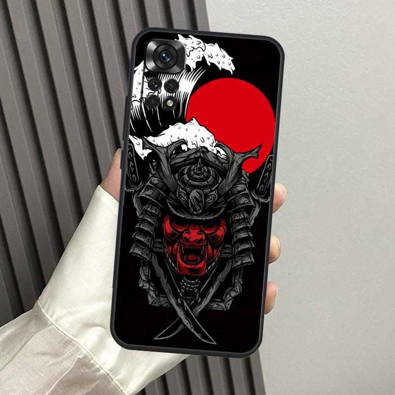 Anime Japanese Samurai Case For Xiaomi Redmi Note 14 13 Pro 12 11 10 15 Pro Plus Redmi 14C 13C 15C 10C 12C 15 Funda