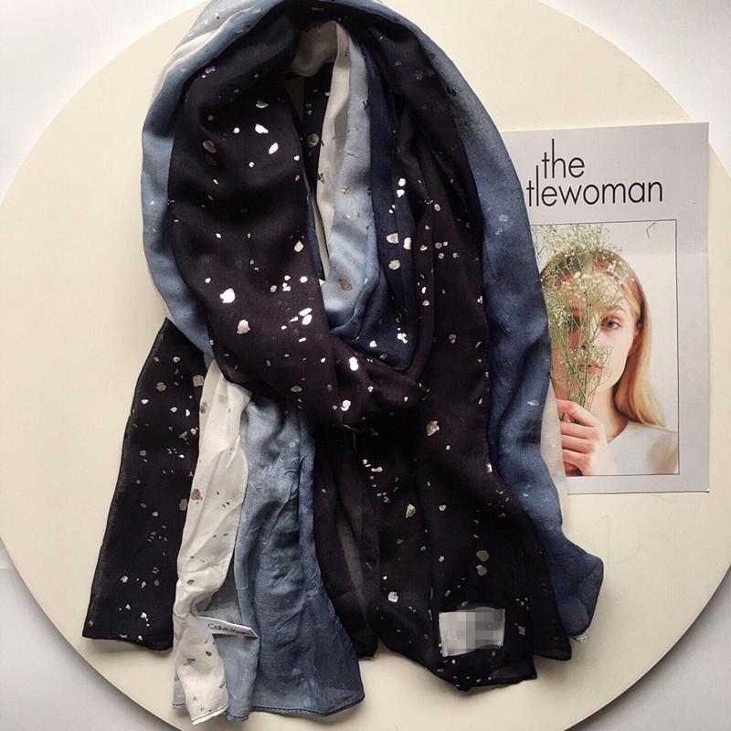 Elegant Floral Jacquard Woven Scarf Shawl for Europe and America