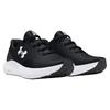Under Armour Lightweight Low Top Running Shoes Women Black White 3027007-001