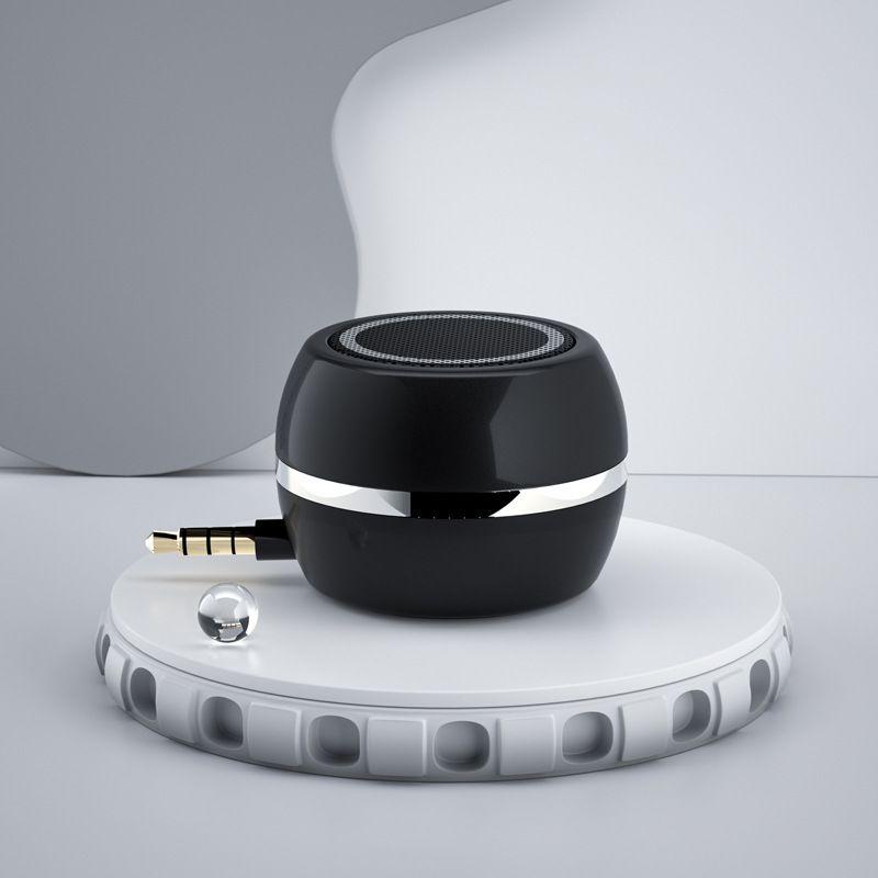 Mini Bluetooth Speaker 3.5mm AUX Jack Sound Amplifier Music Player Built-in Lithium Battery for Phone Notebook Laptop Tablet