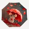 1pc Cute Mouse Automatic Open/Close Umbrella - Compact Travel Umbrella, Gift for Birthday, Holiday Yy260106001