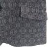 ARMANI EXCHANGE Geometric pattern tailored jacket M gray blazer Men's Used