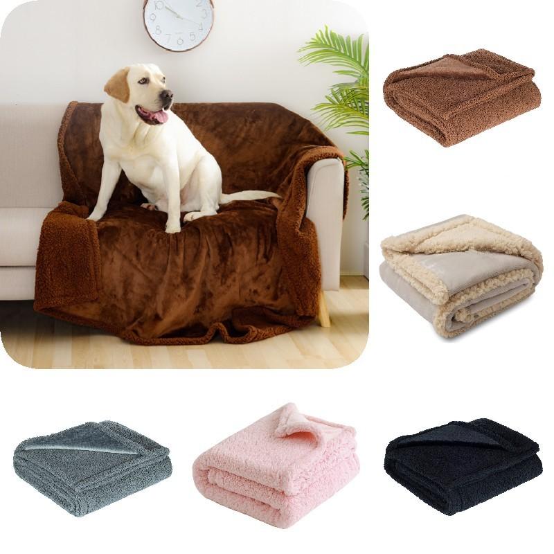 Blanket Dog Waterproof Flannel Liquid Proof Pet Throw For Bed Car Seat Back