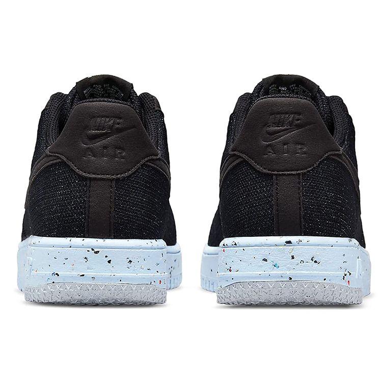 Nike Air Force 1 Crater Flyknit Black Chambray Blue Men Sneakers DC4831-001