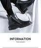 2025 Autumn Men's Mid-Heel Square Toe Martin Boots with Side Zipper