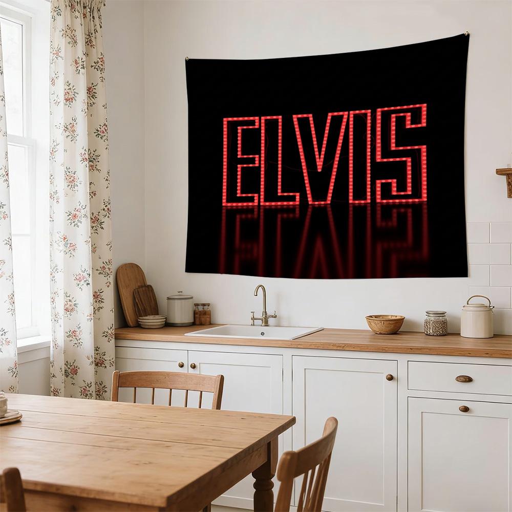 Elvis Presley Performance Polyester Wall Hanging Tapestry, Aesthetic Home Decor for Bedroom Dorm Photo Backdrop,Perfect Gift