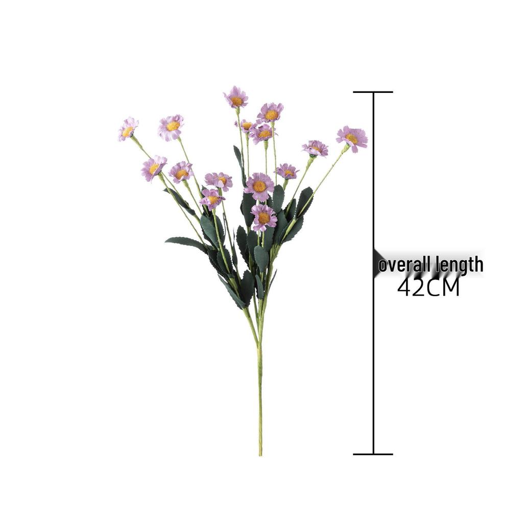 INS Style 15-Head PE Foam Daisy Fake Flowers for Home Wedding Decor