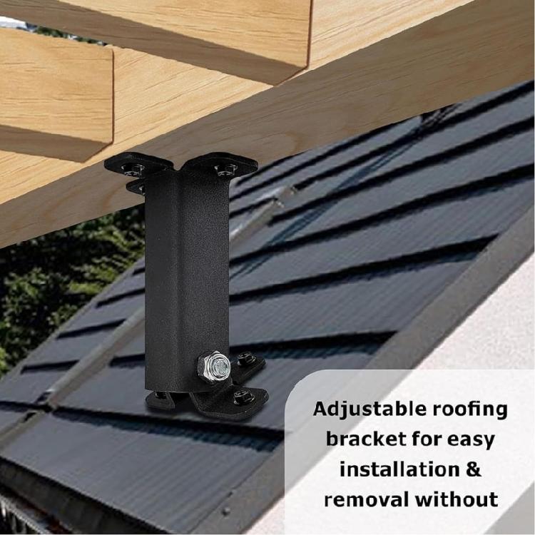 Roof Risers Bracket Pergola Roof Risers Beam Bracket Roof Mount Pergola Bracket Roof Bracket Adjustable Saddles Roof