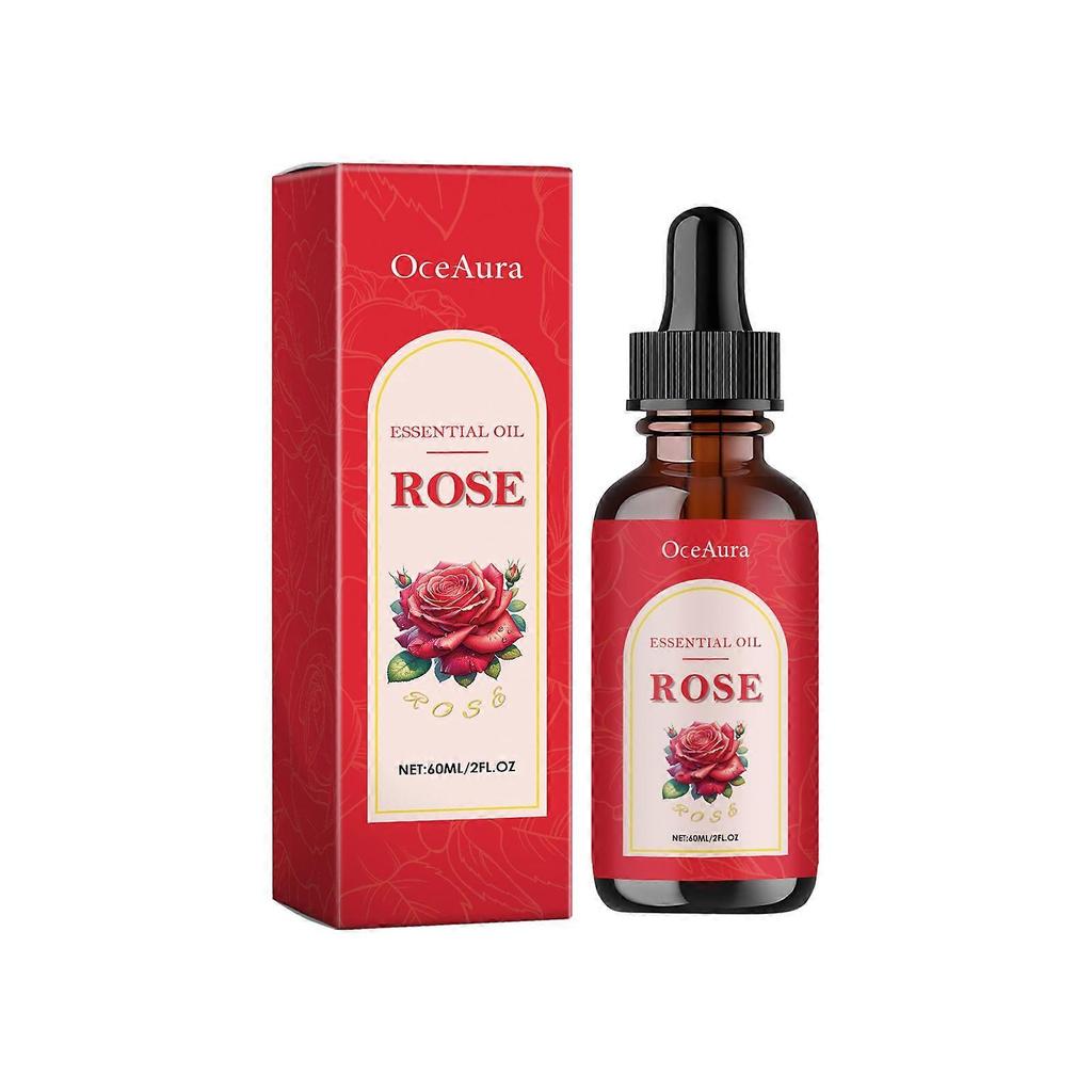 Rose moisturizing essential oil deeply nourishes and hydrates skin, improves dryness, and moisturizes 60ml